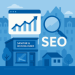 SEO Freising für Sanitär und Heizung Huber mit steigender Traffic-Kurve und mehr lokalen Anfragen